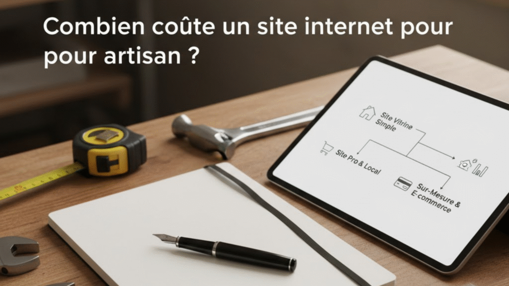 Combien coûte un site internet pour artisan